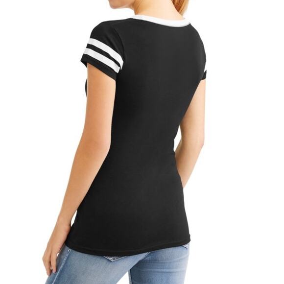 Disney Nightmare Before Christmas Juniors Graphic Tee Jack Skellington Large NWT - Picture 2 of 9